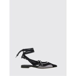 Pinko Women Gianira 30 Slingback Ballerinas In Leather And Mesh Pinko